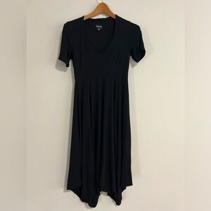 Ronen Chen V-Neck Midi Dress. Size 1 (Small). Excellent Condition.